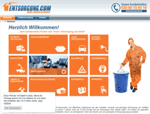 Tablet Screenshot of entsorgung.com